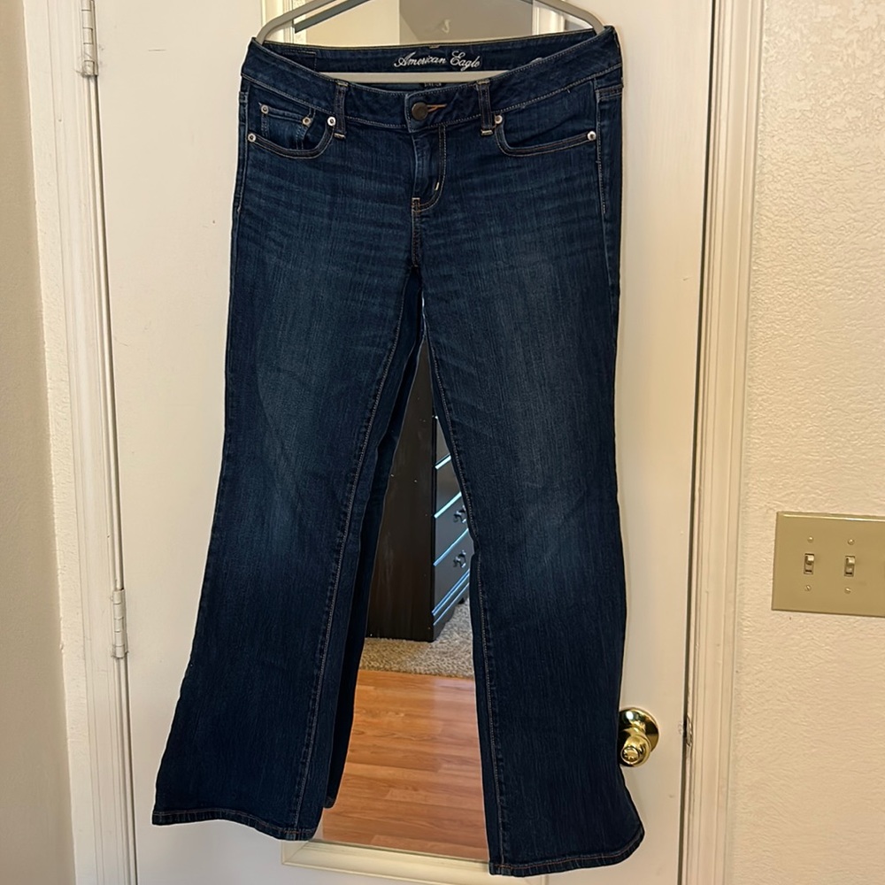 American Eagle Favorite Boyfriend, Dark Wash Jeans